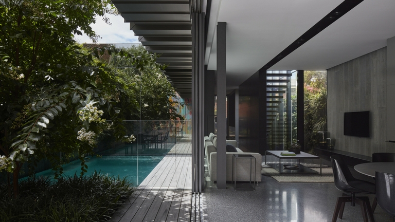 Barton Street outdoor area and pool