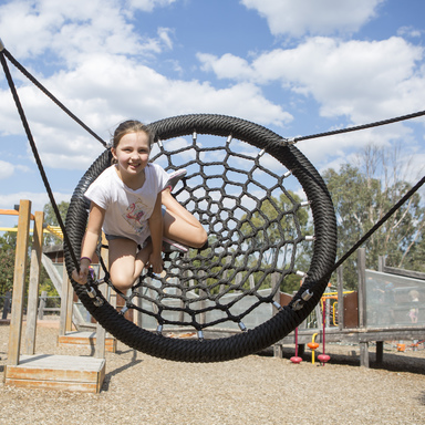 Example of a basket swing