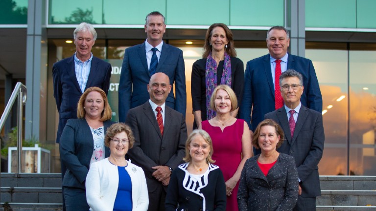 Top row (L to R) Cr Wes Gault, Cr Garry Thompson, Mayor, Cr Susan Biggar, Cr Jim Parke. Middle row (L to R) Mayor and Cr Felicity Sinfield, Cr Victor Franco, Deputy Mayor and Cr Lisa Hollingsworth, Cr Nick Stavrou. Bottom row (L to R) Cr Cynthia Watson, Cr Jane Addis, Cr Di Gillies.