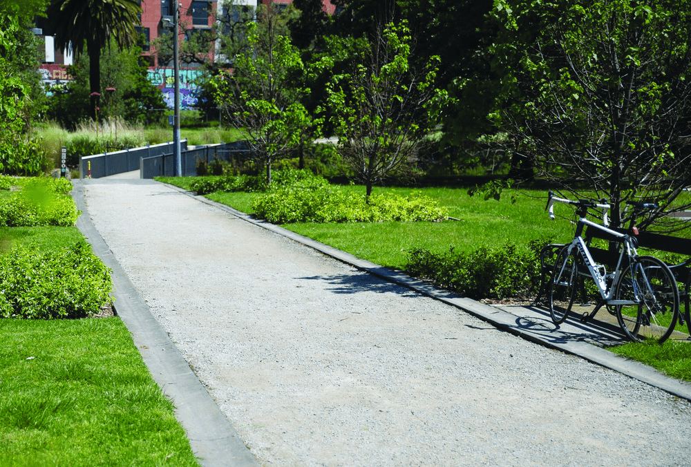 An informal shared path for bicycles and pedestrians