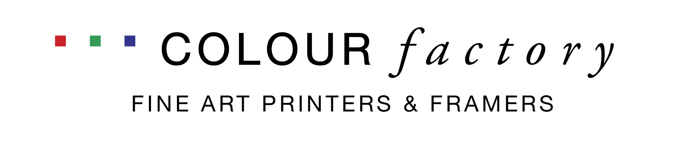Colour Factory art printers and framers branding logo