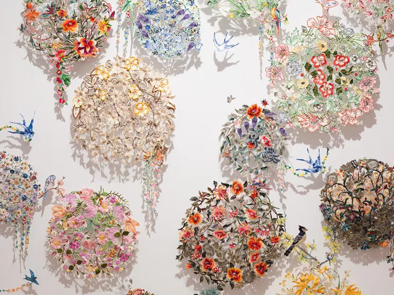 Installation view of Material Reverie at Town Hall Gallery