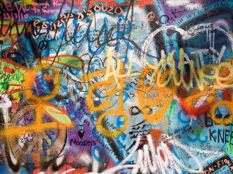 Graffiti on a wall