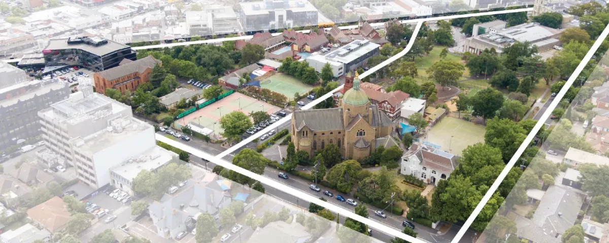 Camberwell Civic Master plan concept drawing