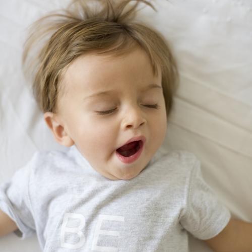 A yawning child