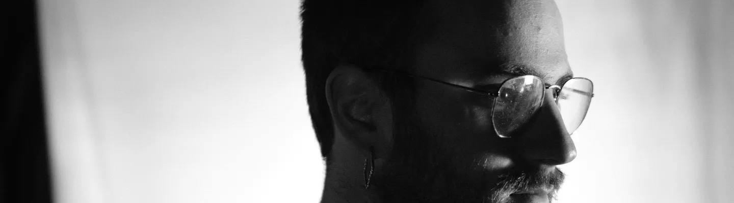A black and white image of Monty Shnier.