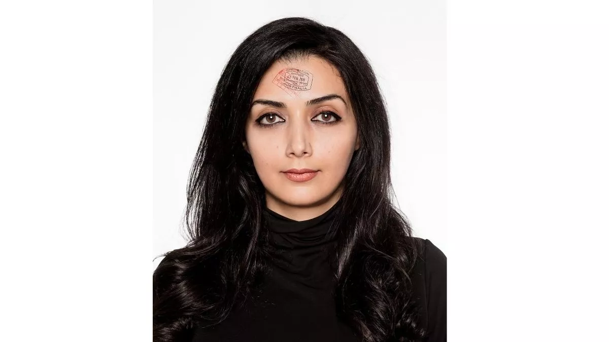 Image of artwork titled forty pages one by the artist Nasim Nasr