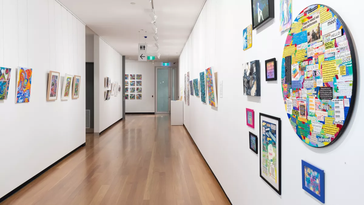 Paintings from Working Under the Shadow of Happiness