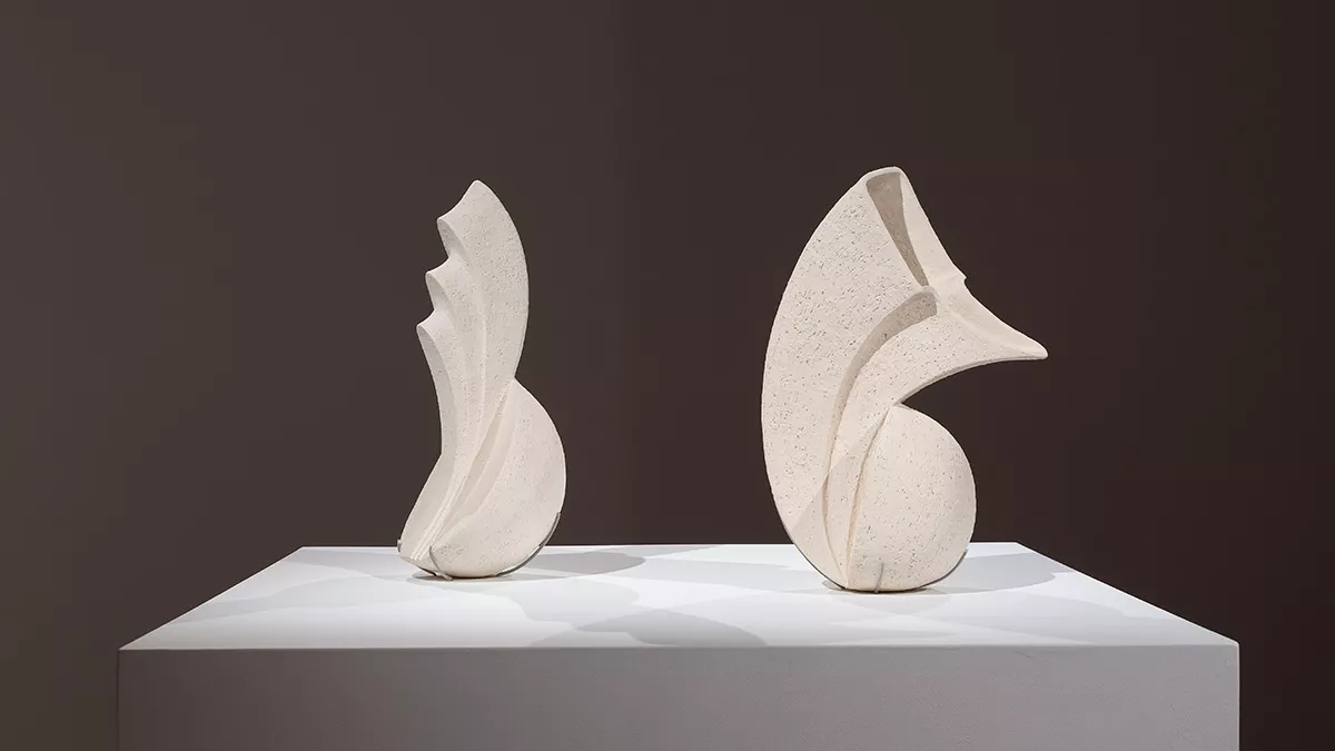 Installation view of Material Reverie at Town Hall Gallery