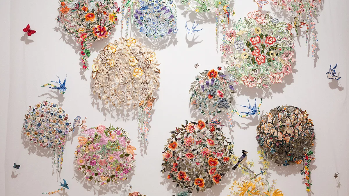 Installation view of Material Reverie at Town Hall Gallery