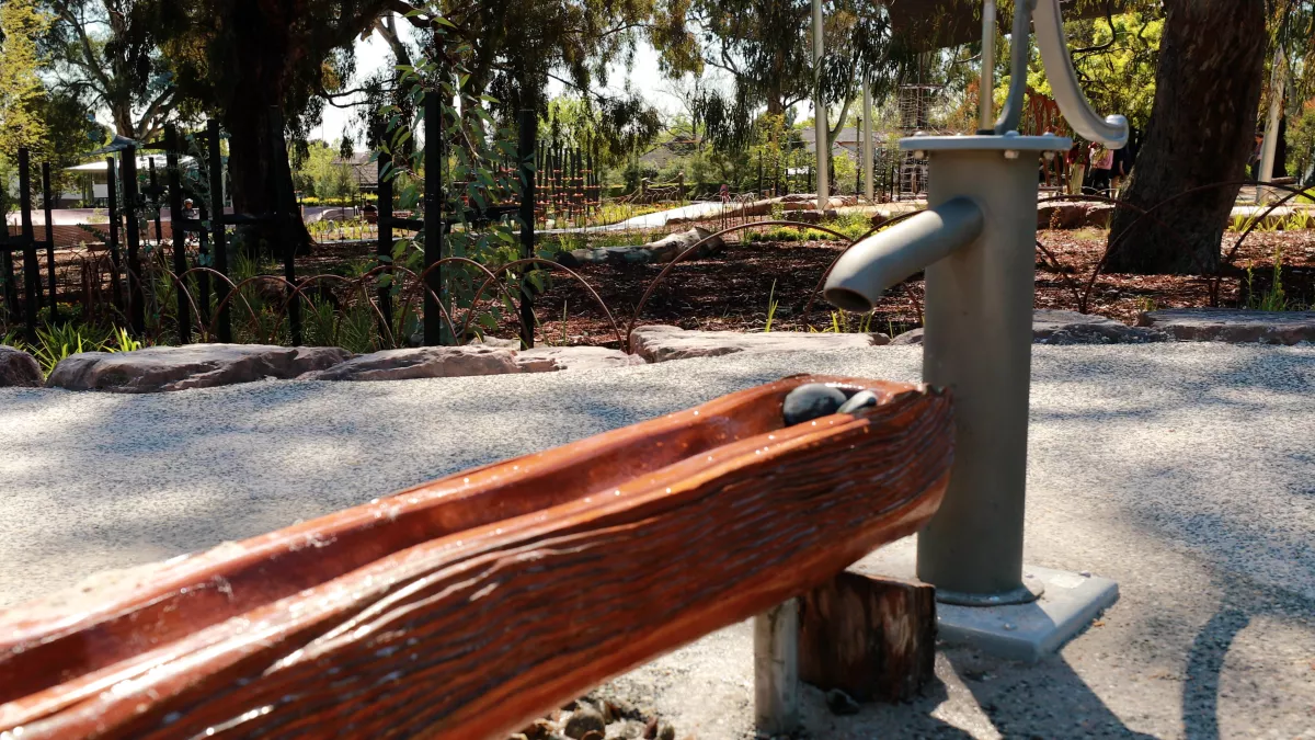 water play and channel