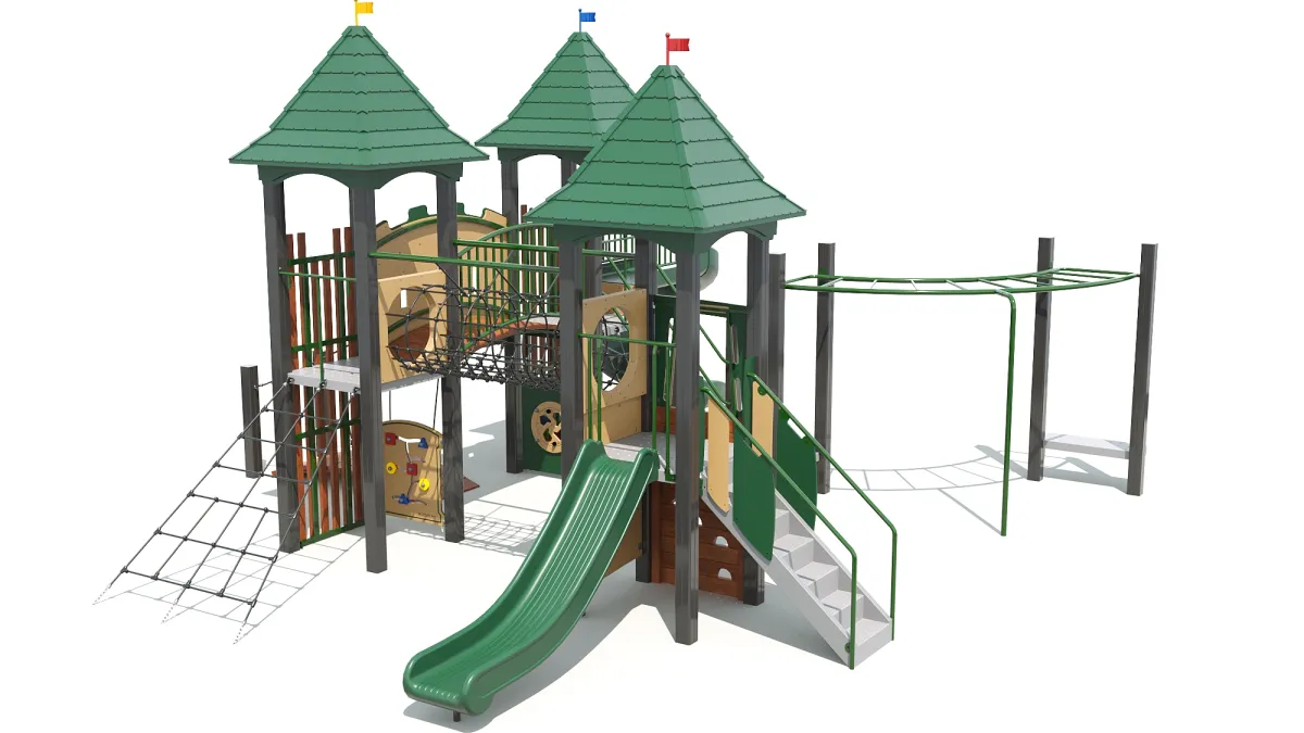 Dorothy Laver Reserve East playground upgrade render