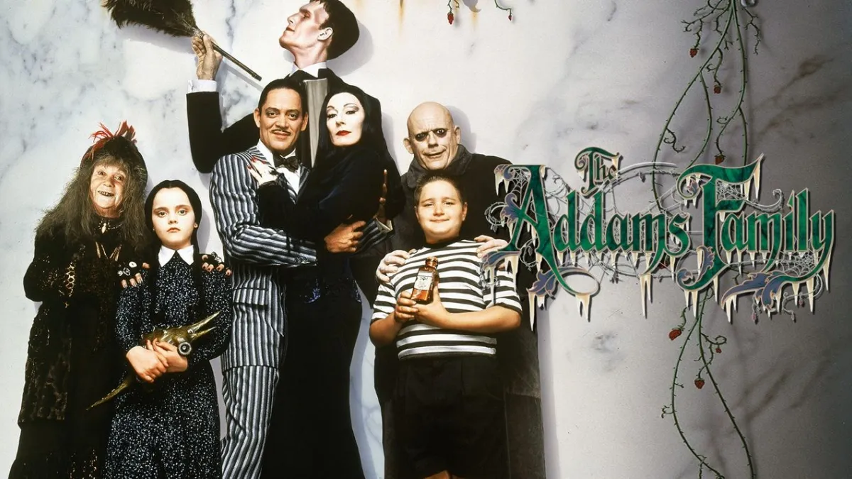 Addams family film poster