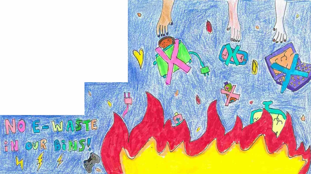 A children's drawing