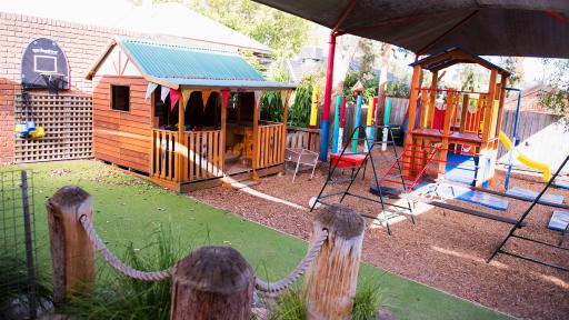 The playground at Deepdene Preschool