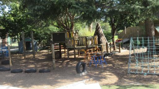 The outdoor playground at Yongala Preschool