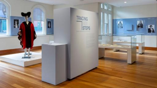 Tracing Her Steps exhibition gallery