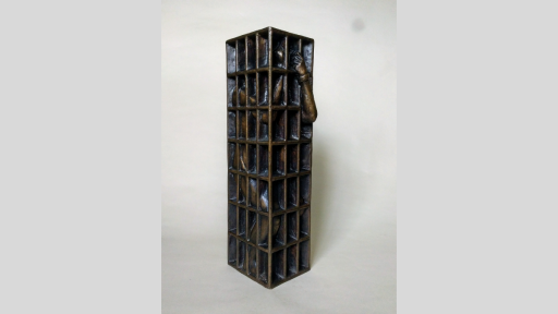 Prisoner sculpture by Michael Meszaros