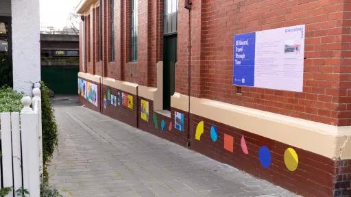 An art mural on the streets of Boroondara
