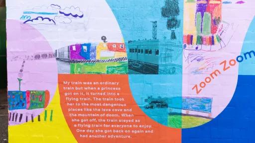 An art mural on the streets of Boroondara