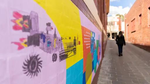 An art mural on the streets of Boroondara