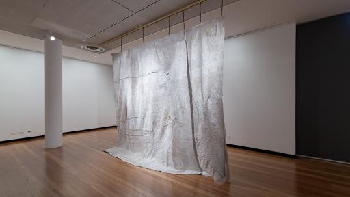 Installation view of Material Reverie at Town Hall Gallery