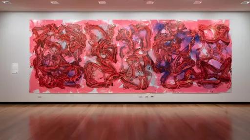 Installation view of ‘Expanded Canvas’ at Town Hall Gallery