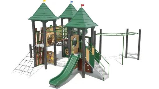 Dorothy Laver Reserve East playground upgrade render
