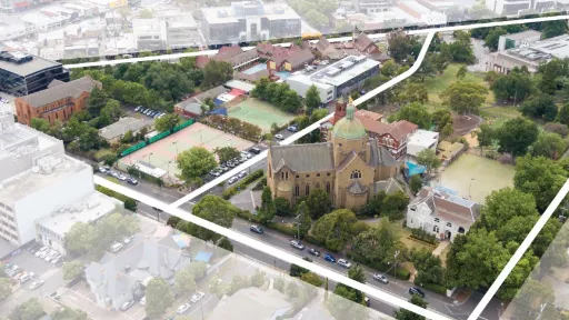 Camberwell Civic Master plan concept drawing