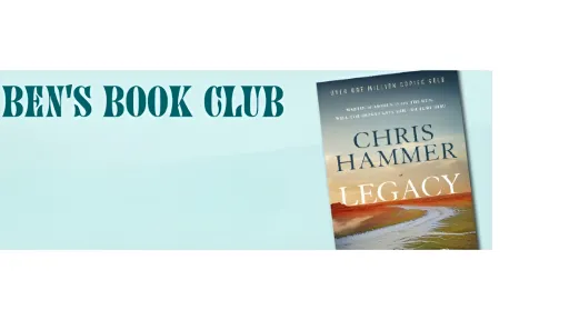 Book cover with text