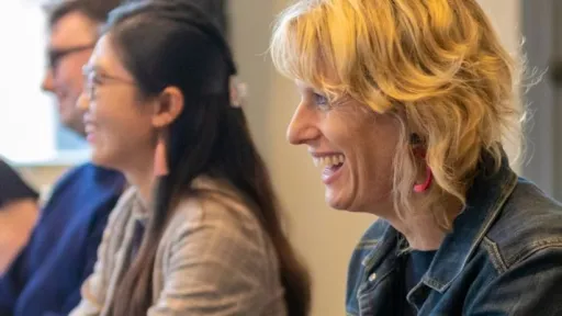 People attending a workshop