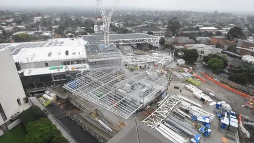 Aerial view of Kew Rec Centre in May 2026