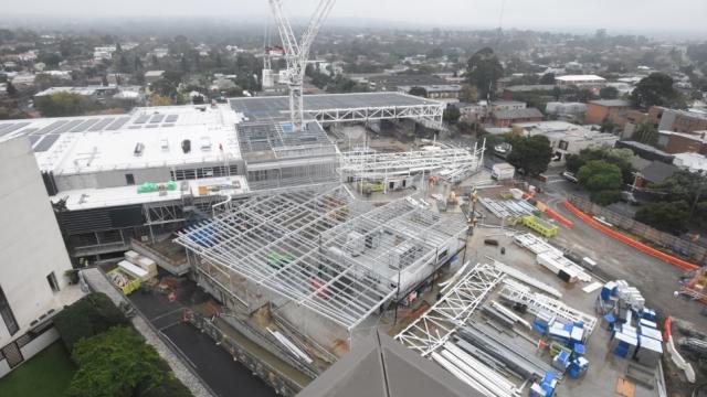 Aerial view of Kew Rec Centre in May 2026